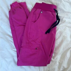 Electric orchid XS/Tall Zamora jogger scrub bottoms